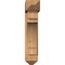 Ekena Millwork Merced Arts and Crafts Smooth Bracket w/ Offset Brace, Western Red Cedar, 7 1/2"W x 28"D x 36"H BKT0806X28X36MRC03SWR - alternate 3
